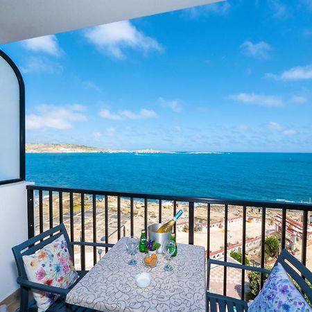Islet Promenade Seafront 1 Bedroom Apartment With Sea View Balcony By Getawaysmalta San Pawl il-Baħar Zewnętrze zdjęcie