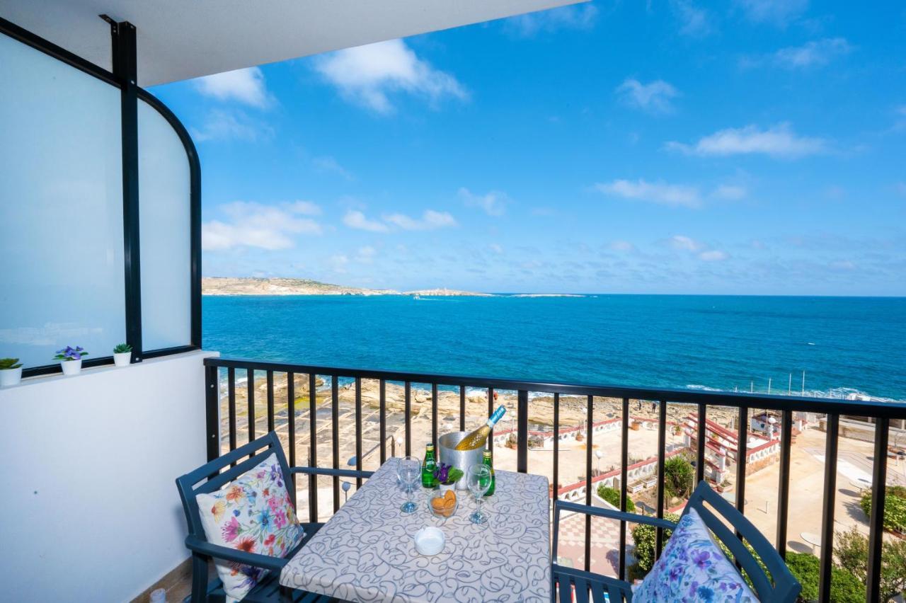 Islet Promenade Seafront 1 Bedroom Apartment With Sea View Balcony By Getawaysmalta San Pawl il-Baħar Zewnętrze zdjęcie