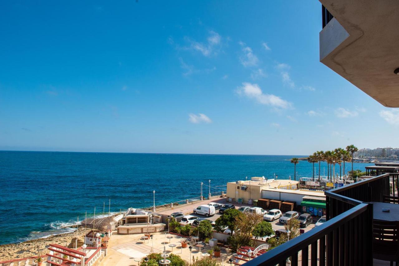 Islet Promenade Seafront 1 Bedroom Apartment With Sea View Balcony By Getawaysmalta San Pawl il-Baħar Zewnętrze zdjęcie