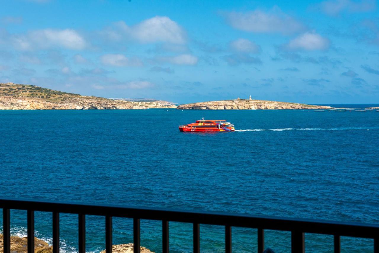 Islet Promenade Seafront 1 Bedroom Apartment With Sea View Balcony By Getawaysmalta San Pawl il-Baħar Zewnętrze zdjęcie
