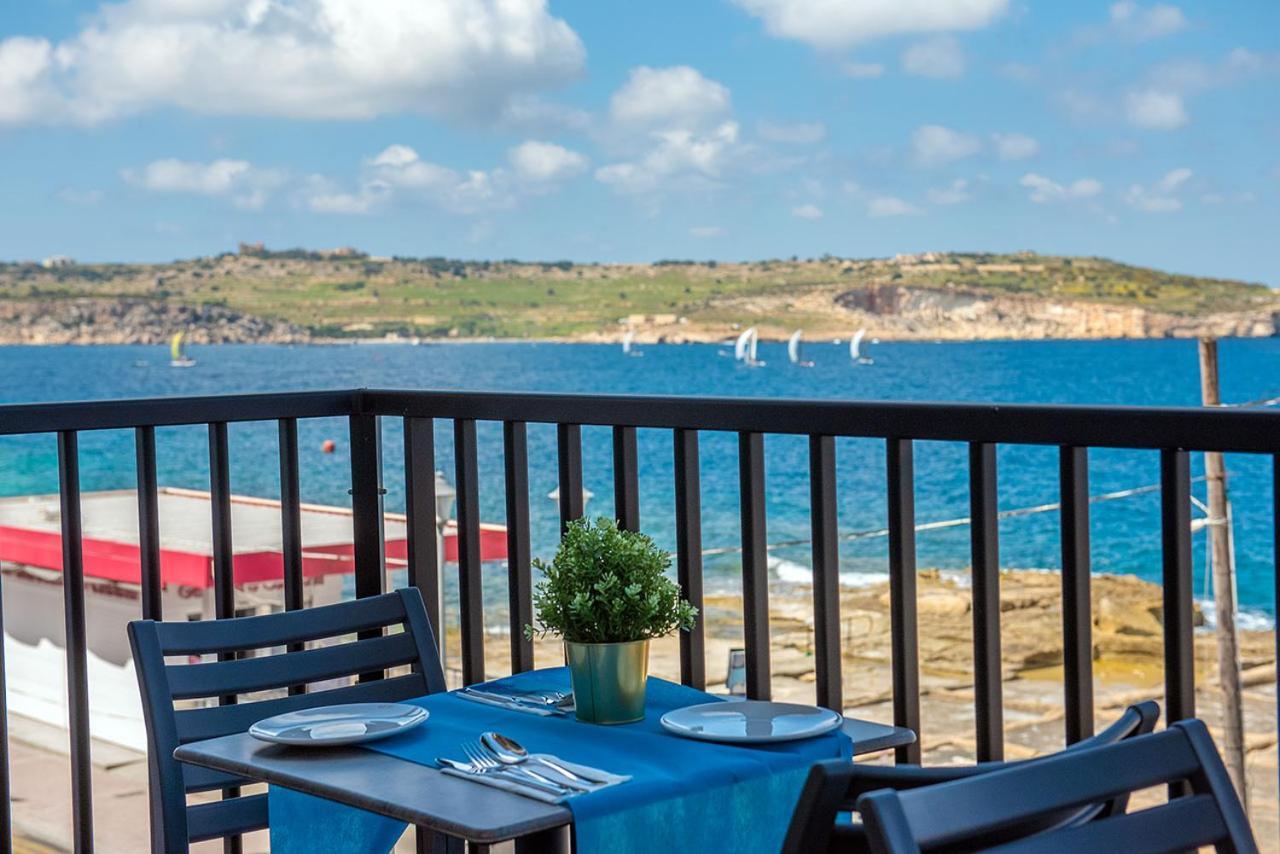 Islet Promenade Seafront 1 Bedroom Apartment With Sea View Balcony By Getawaysmalta San Pawl il-Baħar Zewnętrze zdjęcie